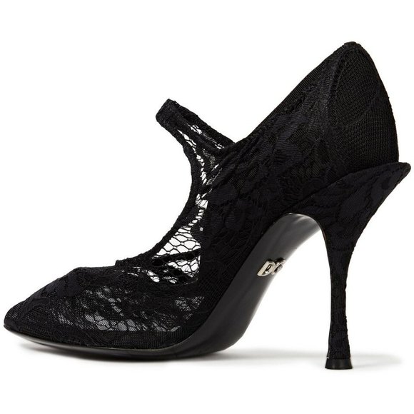 Dolce & Gabbana Lori Lace Mary Jane Pumps - Picture 4 of 5